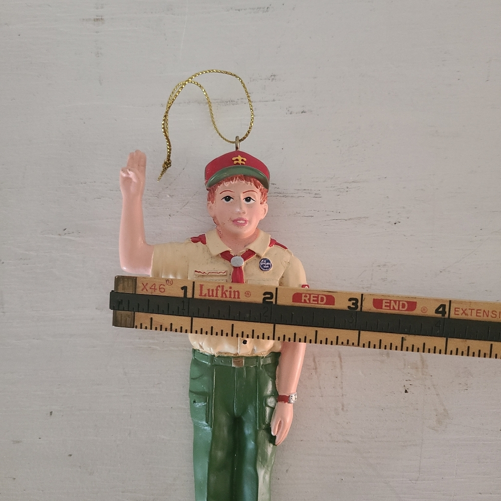 Vintage Boy Scout Figurine Ornament Kurt S Adler - Picture 8 of 9